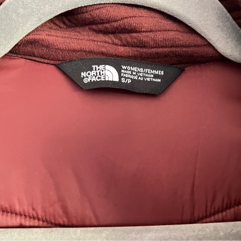 The North Face Indy Insulated Parka Sequoia Red Maroon Heather Jacket Coat Small - Picture 12 of 13